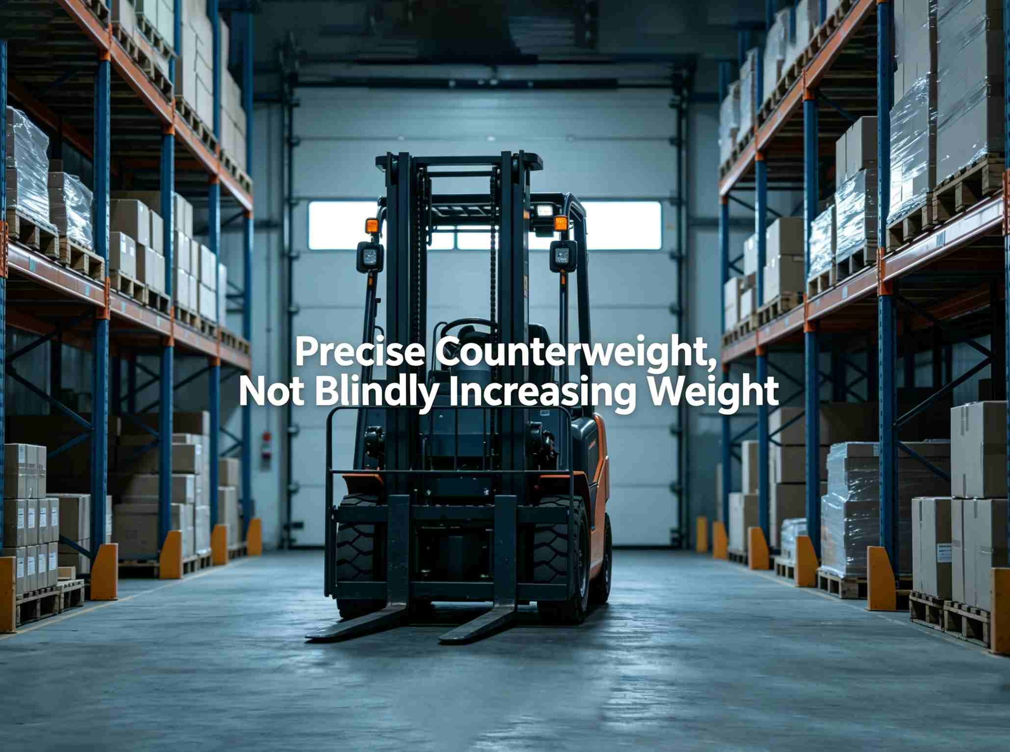 Is a heavier counterweight always better for forklifts? A detailed analysis of the drawbacks of excessive counterweighting