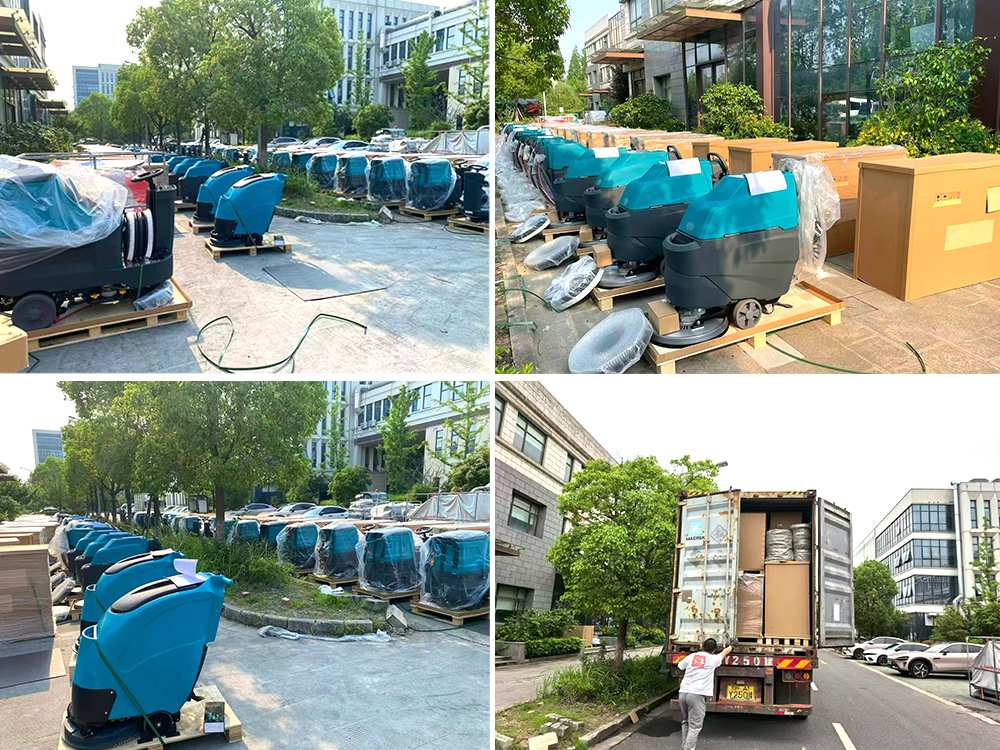 Bulk European Shipment Launched: Chinlift CE-Compliant Floor Scrubbers & Sweepers for Homes and Small Commercial Premises